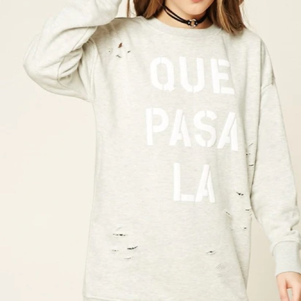 FOREVER 21 Crew Neck Sweater